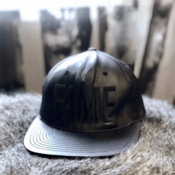 Hall of Fame Other - Hall of Fame Vegan Leather "FAME" Logo Snapback